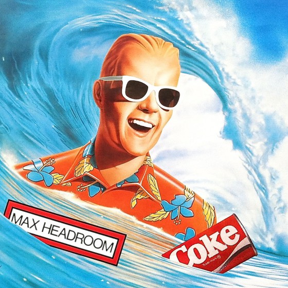 Max Headroom Poster