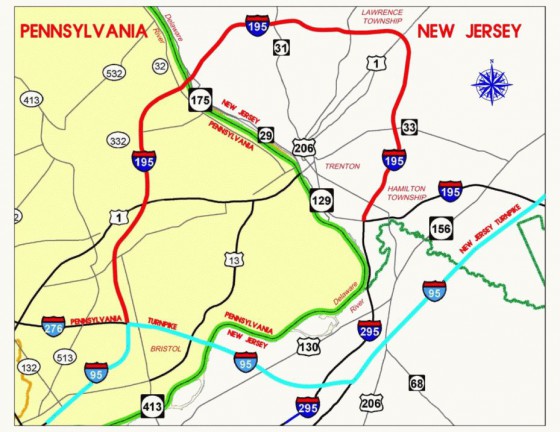 The future route of I-95